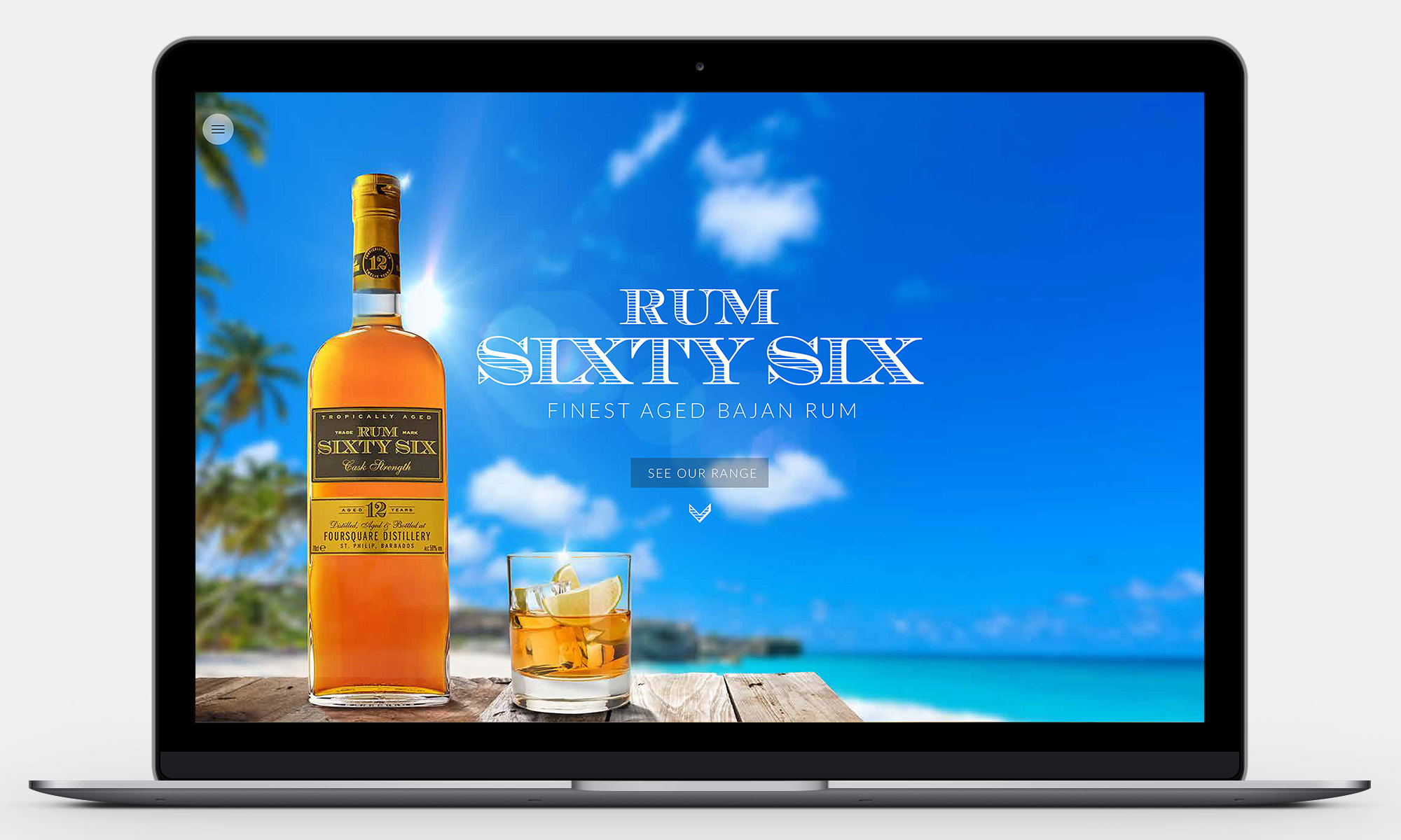 Rum Sixty Six Website Design